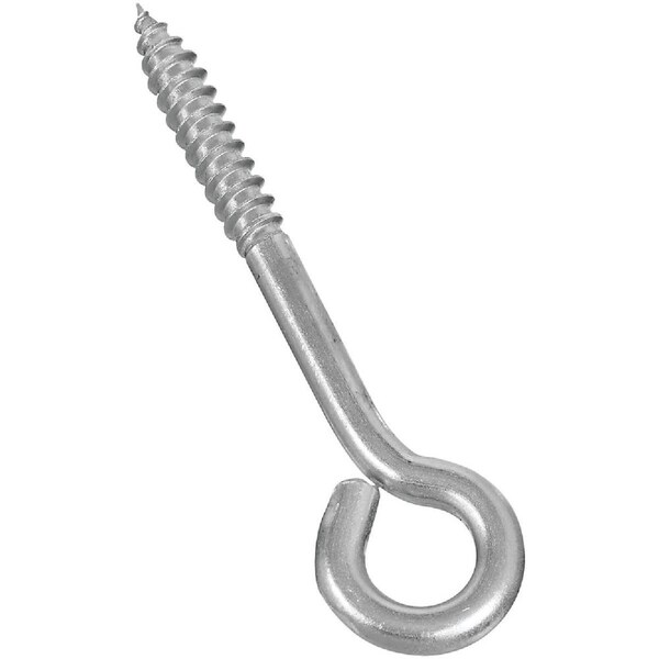 National 1/4in. x 3-3/4in. Stainless Steel Lag Screw Eye N220772 - main